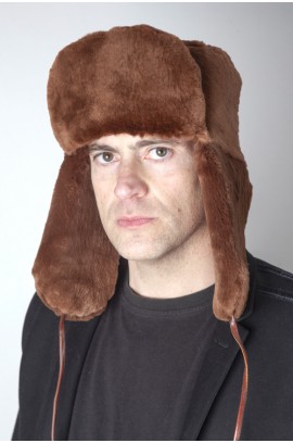 Canadian beaver fur hat, Russian style